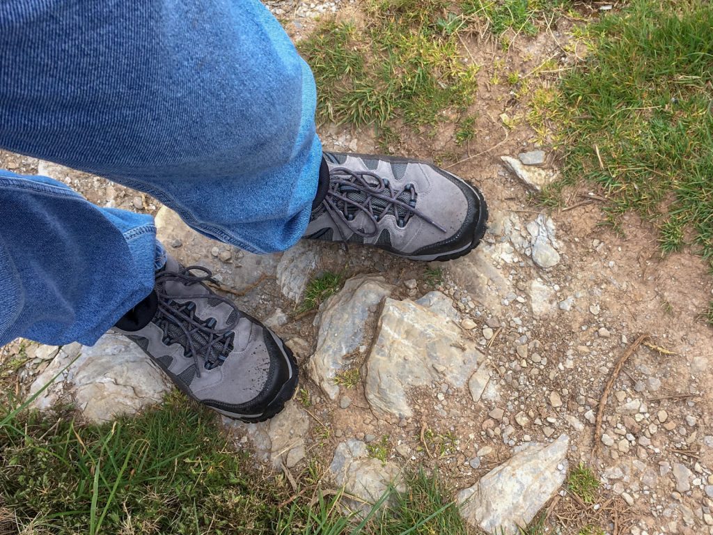 Picture of walking boots.